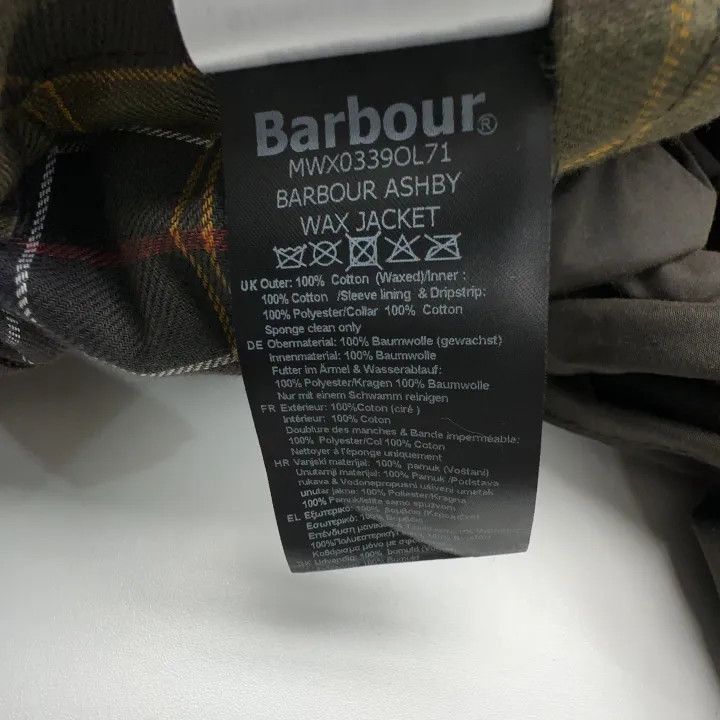 Barbour Barbour Solid Color Button-Up Waxed Jacket 0079 Size US XL / EU 56 / 4 - 5 Thumbnail