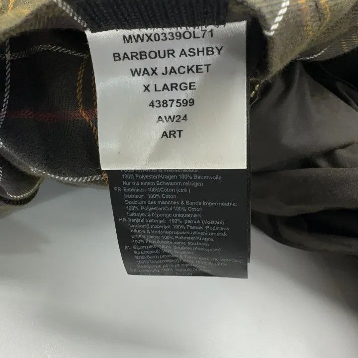 Barbour Barbour Solid Color Button-Up Waxed Jacket 0079 Size US XL / EU 56 / 4 - 4 Thumbnail