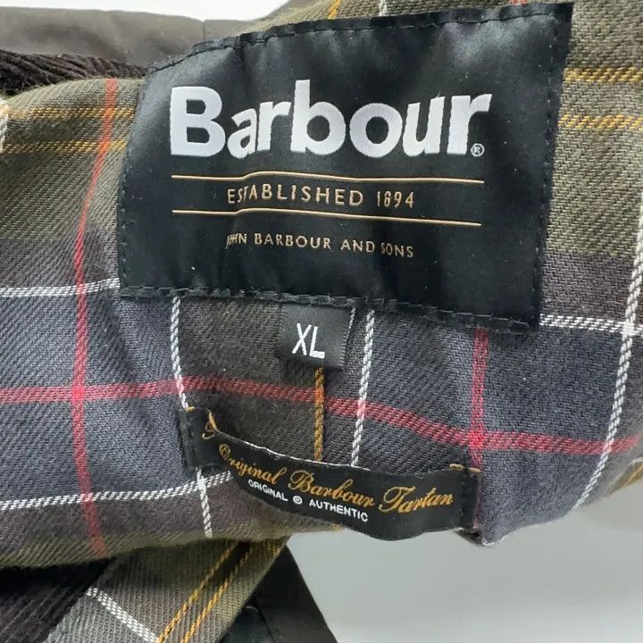 Barbour Barbour Solid Color Button-Up Waxed Jacket 0079 Size US XL / EU 56 / 4 - 3 Thumbnail