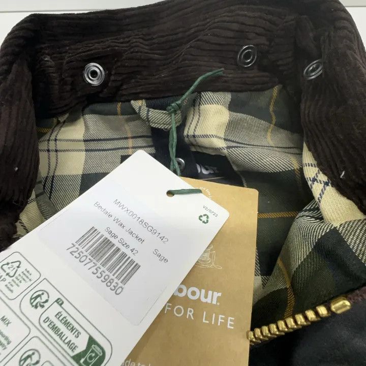 Barbour Barbour Long Sleeve Waxed Jacket for Men 0079 Size US L / EU 52-54 / 3 - 4 Thumbnail