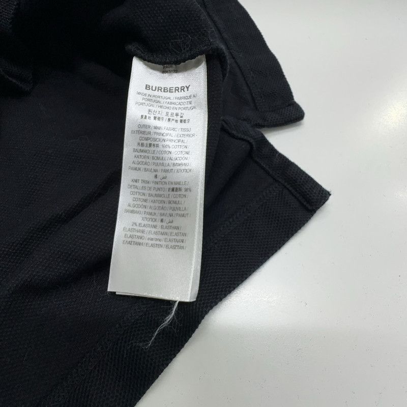 Burberry Burberry Black Short Sleeve Polo Shirt 0079 Size US XL / EU 56 / 4 - 3 Thumbnail