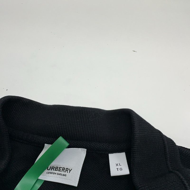 Burberry Burberry Black Short Sleeve Polo Shirt 0079 Size US XL / EU 56 / 4 - 5 Thumbnail
