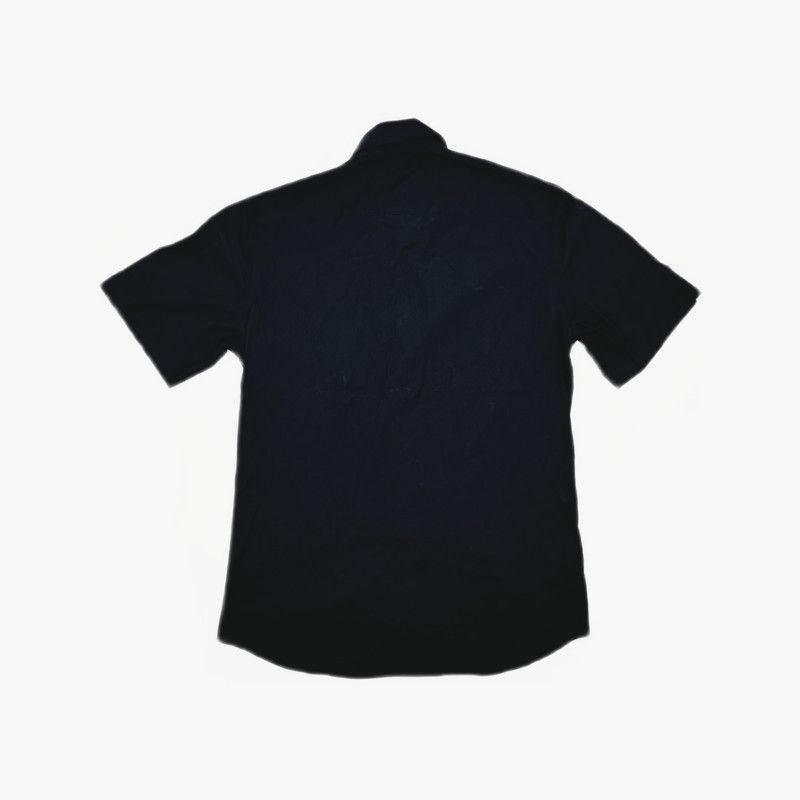 Burberry Burberry Black Short Sleeve Button-Up Shirt 0079 Size US M / EU 48-50 / 2 - 8 Thumbnail