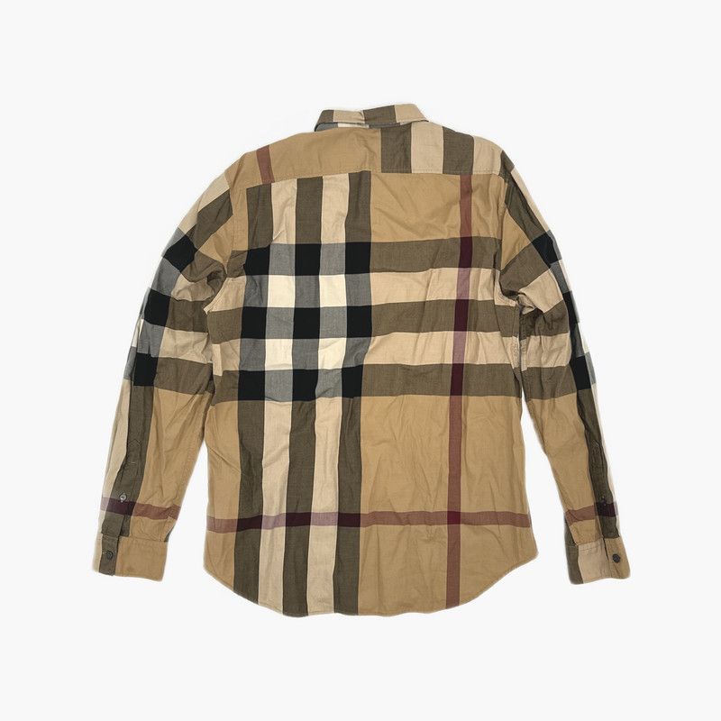 Burberry Burberry Casual Plaid Shirt in Brown 0079 Size US L / EU 52-54 / 3 - 3 Thumbnail