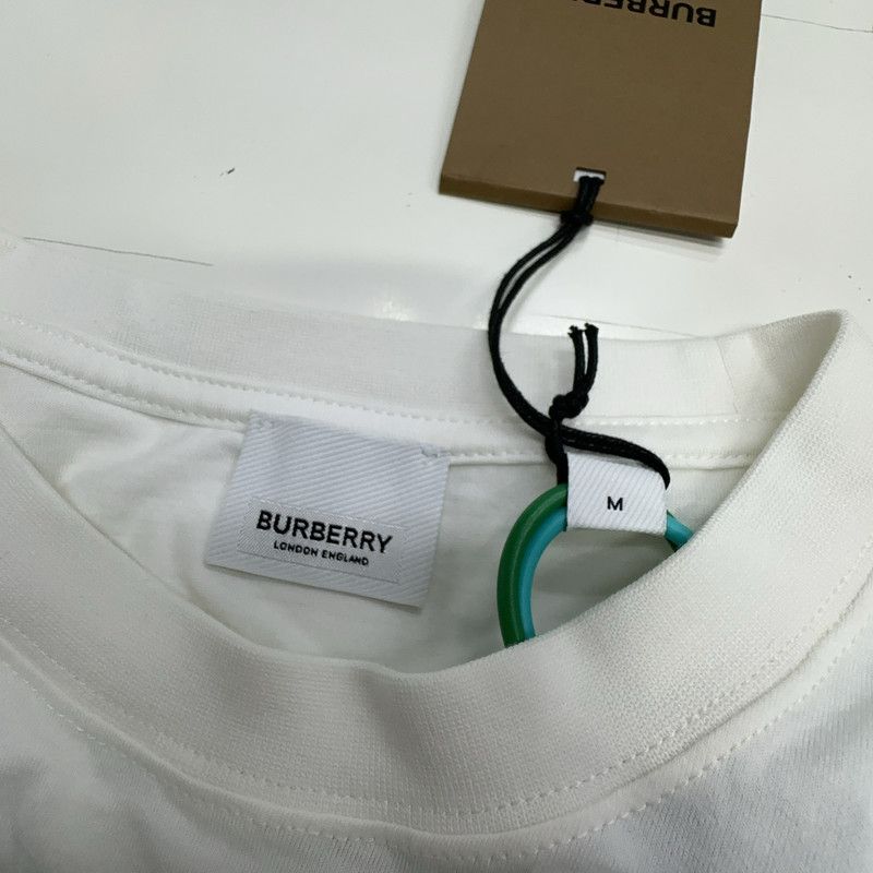 Burberry Burberry SS24 Logo Print Short Sleeve T-Shirt 0079 Size US M / EU 48-50 / 2 - 2 Thumbnail