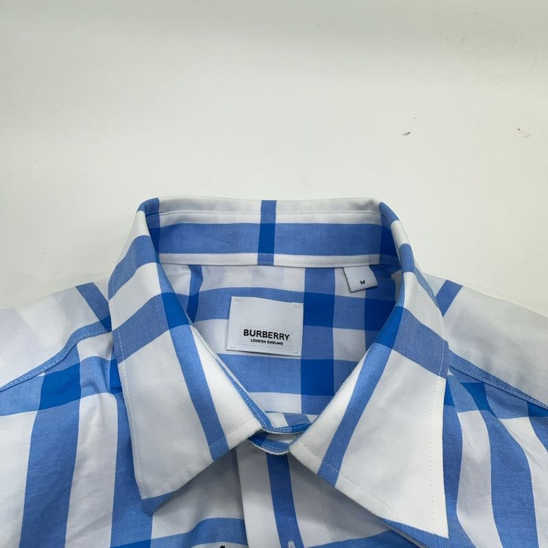 Burberry Burberry Checked Button-Up Long Sleeve Shirt 0079 Size US M / EU 48-50 / 2 - 4 Thumbnail