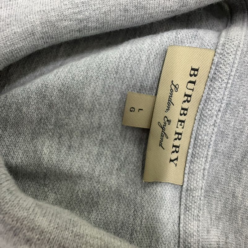 Burberry Burberry Gray Logo Embroidered Polo Shirt 0079 Size US L / EU 52-54 / 3 - 3 Thumbnail