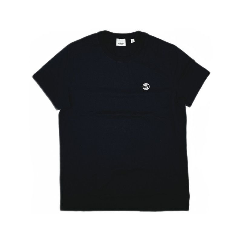 Burberry Burberry SS22 Black Cotton Short Sleeve T-Shirt 0079 Size US L / EU 52-54 / 3 - 3 Thumbnail