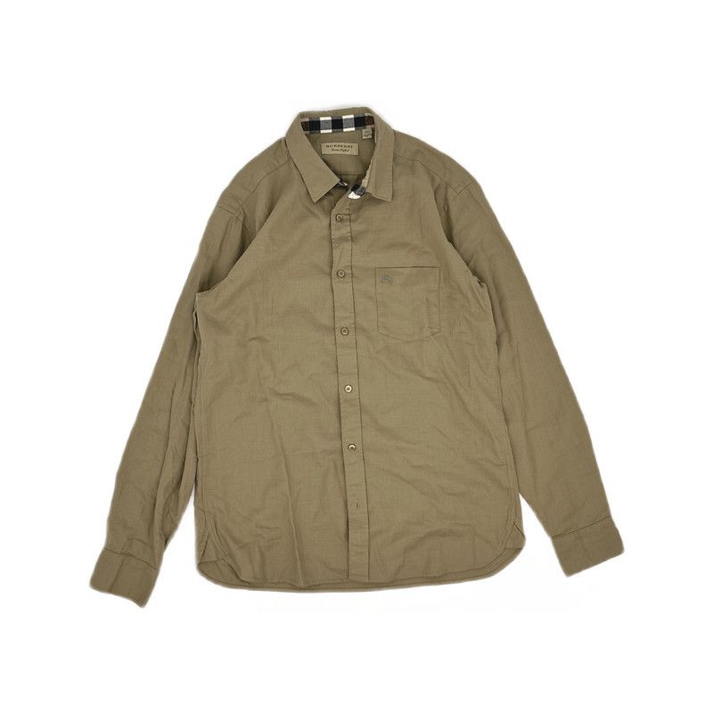 Burberry Burberry Casual Solid Long Sleeve Shirt 0079 Size US M / EU 48-50 / 2 - 4 Thumbnail