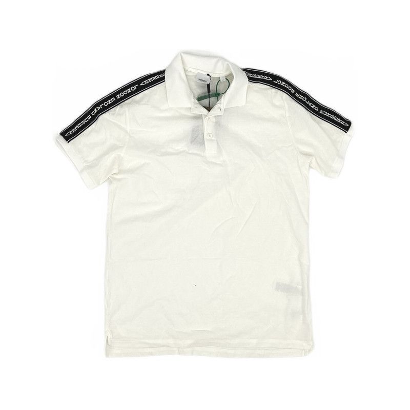 Burberry Burberry Logo Tape Short Sleeve Polo Shirt 0079 Size US M / EU 48-50 / 2 - 6 Thumbnail