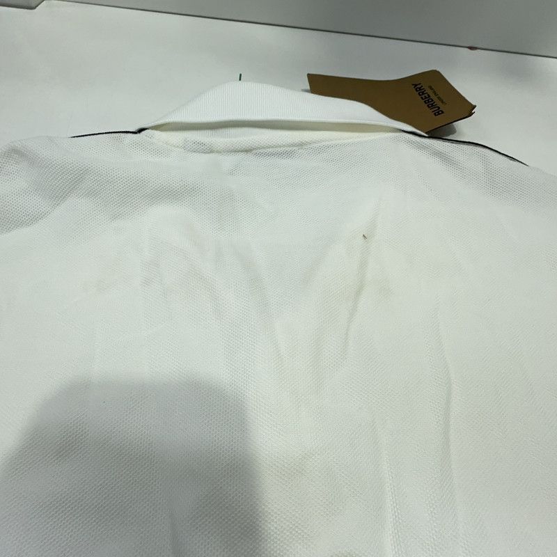 Burberry Burberry Logo Tape Short Sleeve Polo Shirt 0079 Size US M / EU 48-50 / 2 - 2 Thumbnail