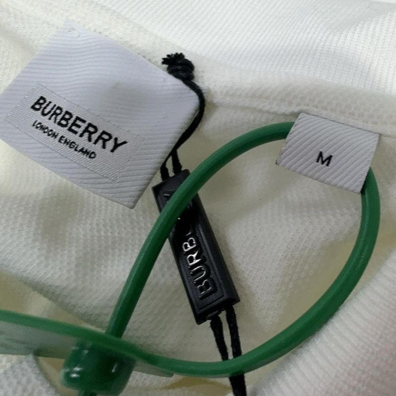 Burberry Burberry Logo Tape Short Sleeve Polo Shirt 0079 Size US M / EU 48-50 / 2 - 11 Thumbnail