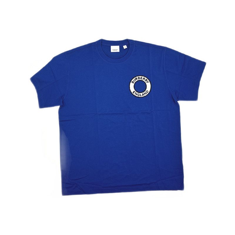 Burberry Burberry Blue Embroidered Casual T-Shirt 0079 Size US XS / EU 42 / 0 - 3 Thumbnail