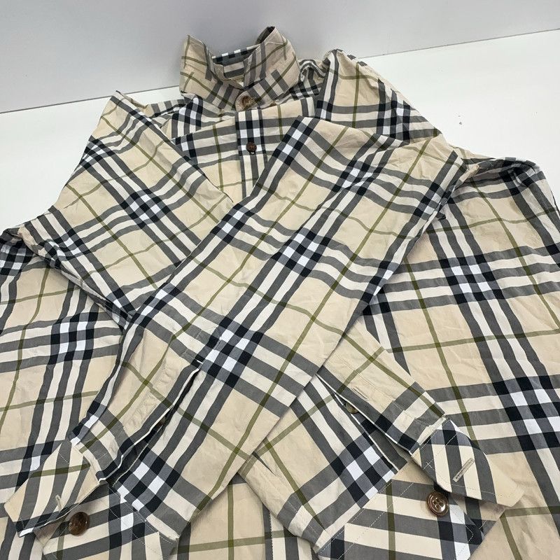 Burberry Burberry Brown Check Long Sleeve Shirt 0079 Size US XXL / EU 58 / 5 - 4 Thumbnail