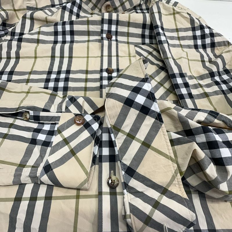 Burberry Burberry Brown Check Long Sleeve Shirt 0079 Size US XXL / EU 58 / 5 - 2 Thumbnail