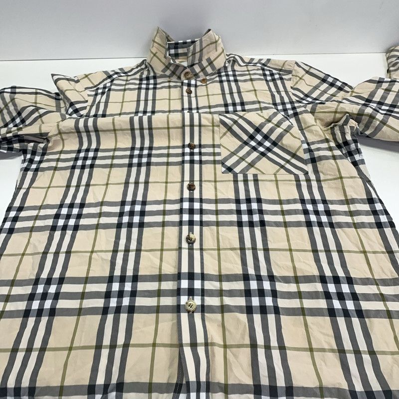 Burberry Burberry Brown Check Long Sleeve Shirt 0079 Size US XXL / EU 58 / 5 - 8 Thumbnail