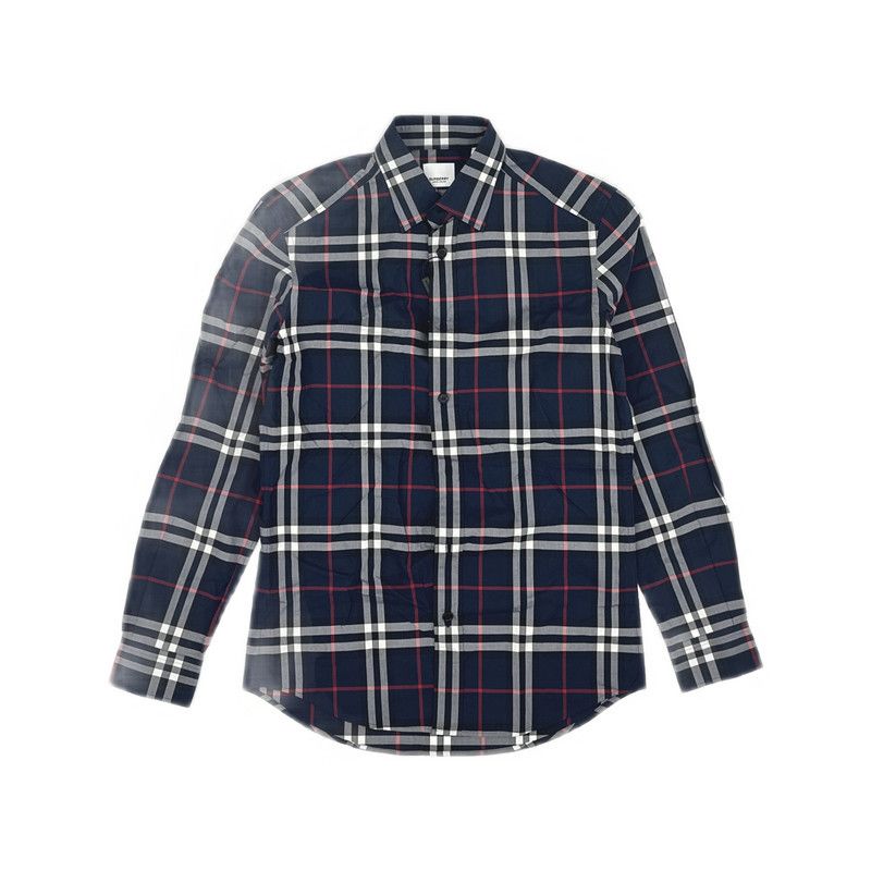 Burberry Burberry Men's SS23 Plaid Long Sleeve Shirt 0079 Size US XS / EU 42 / 0 - 2 Thumbnail