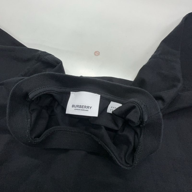 Burberry Burberry Black Logo Print Cotton T-Shirt 0079 Size US XXS / EU 40 - 9 Thumbnail