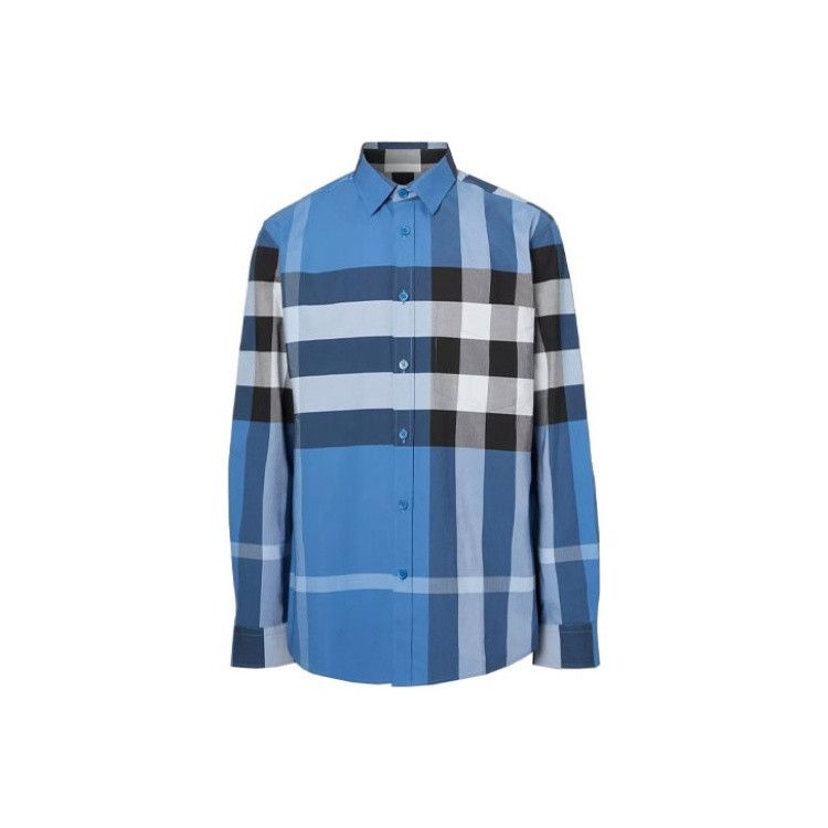 Burberry Burberry SS21 Somerton Long Sleeve Shirt 0079 Size US L / EU 52-54 / 3 - 5 Thumbnail
