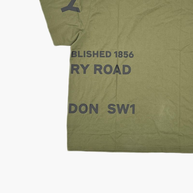 Burberry Burberry Letter Print Green Short Sleeve T-Shirt 0079 Size US XL / EU 56 / 4 - 7 Thumbnail