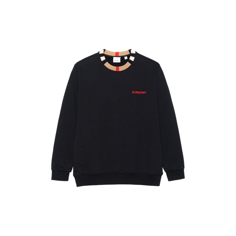 Burberry Burberry Color Block Embroidered Crewneck Sweatshirt 0079 Size US S / EU 44-46 / 1 - 2 Thumbnail