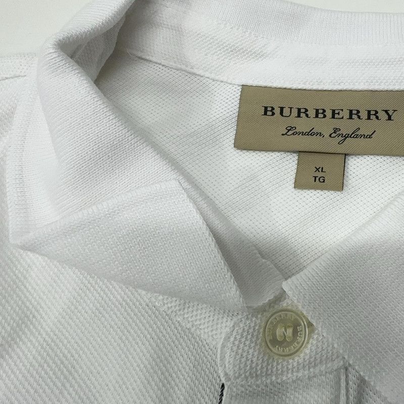 Burberry Burberry SS22 Plain Button-Down Collar Polo Shirt 0079 Size US XL / EU 56 / 4 - 7 Thumbnail