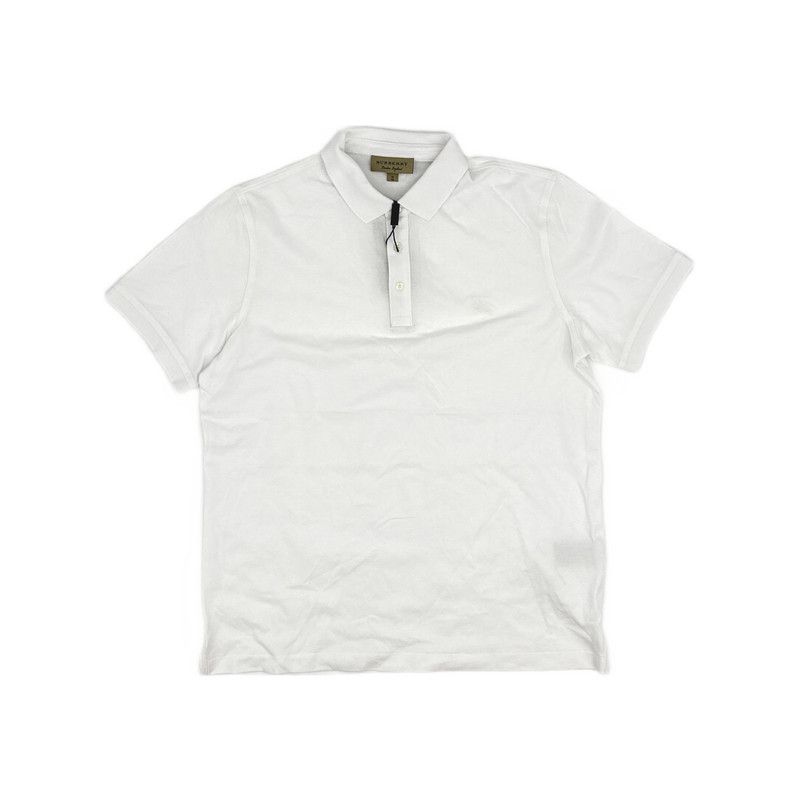 Burberry Burberry Classic White Short Sleeve Polo Shirt 0079 Size US XL / EU 56 / 4 - 11 Thumbnail