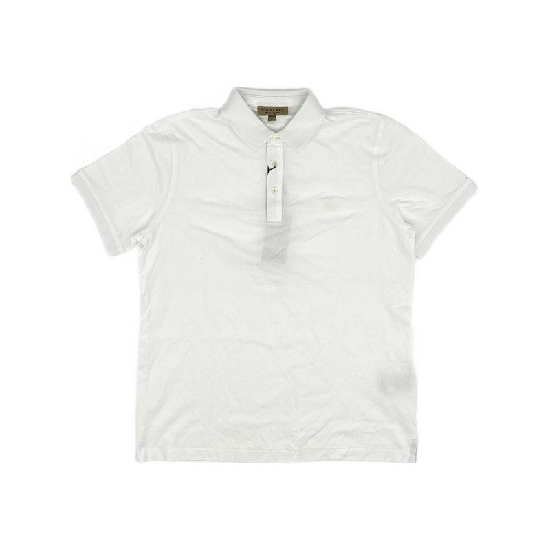 Burberry Burberry SS22 Solid Buttoned Polo Shirt 0079 Size US XL / EU 56 / 4 - 12 Thumbnail