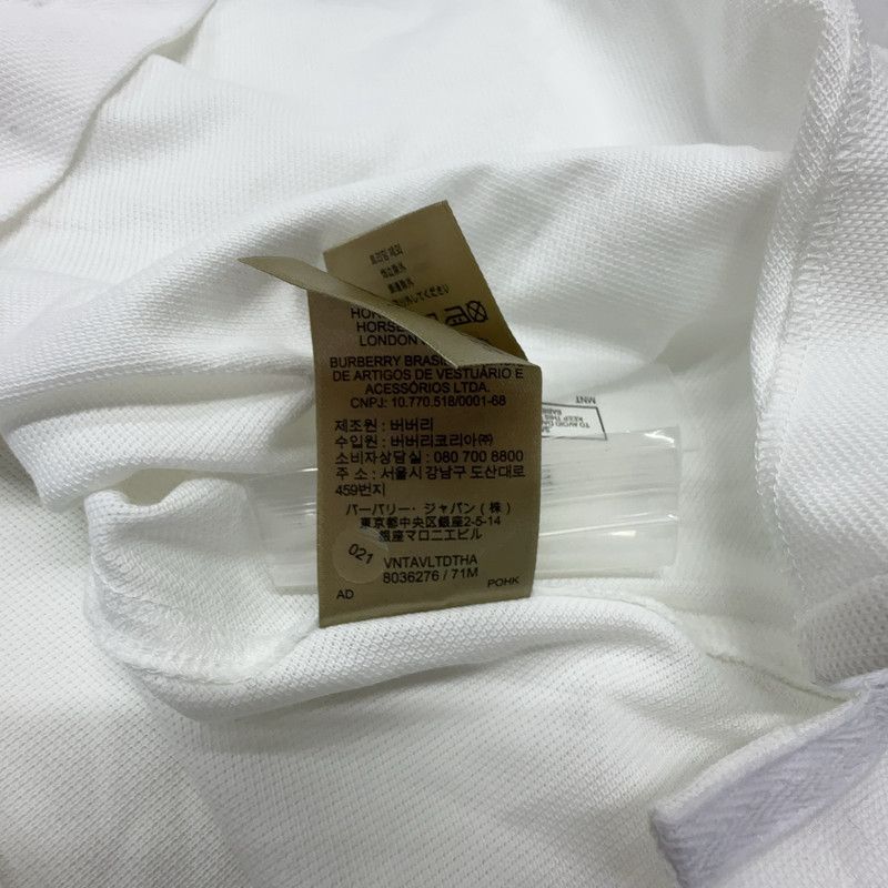 Burberry Burberry SS22 Solid Buttoned Polo Shirt 0079 Size US XL / EU 56 / 4 - 4 Thumbnail