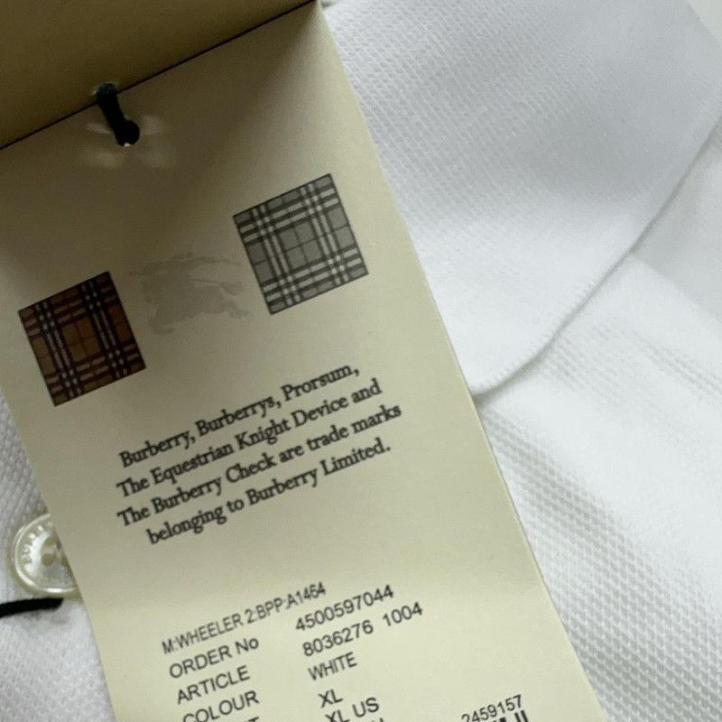 Burberry Burberry SS22 Solid Buttoned Polo Shirt 0079 Size US XL / EU 56 / 4 - 8 Thumbnail