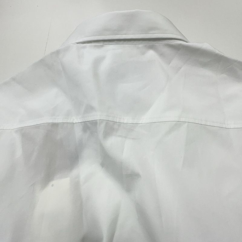 Burberry Burberry White Logo Embroidered Button-Up Shirt 0079 Size US XL / EU 56 / 4 - 4 Thumbnail