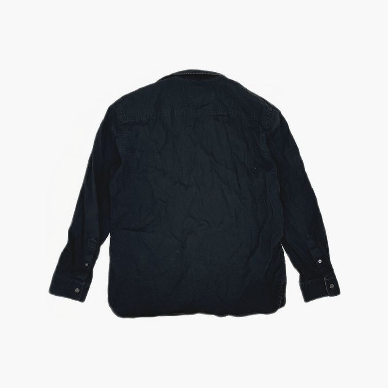 Burberry Burberry Classic Plaid Collar Black Long Sleeve Shirt 0079 Size US M / EU 48-50 / 2 - 9 Thumbnail