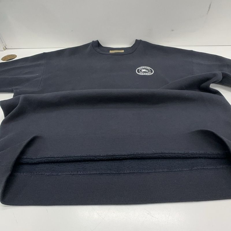 Burberry Burberry Navy Logo Print Casual Sweatshirt 0079 Size US M / EU 48-50 / 2 - 8 Thumbnail