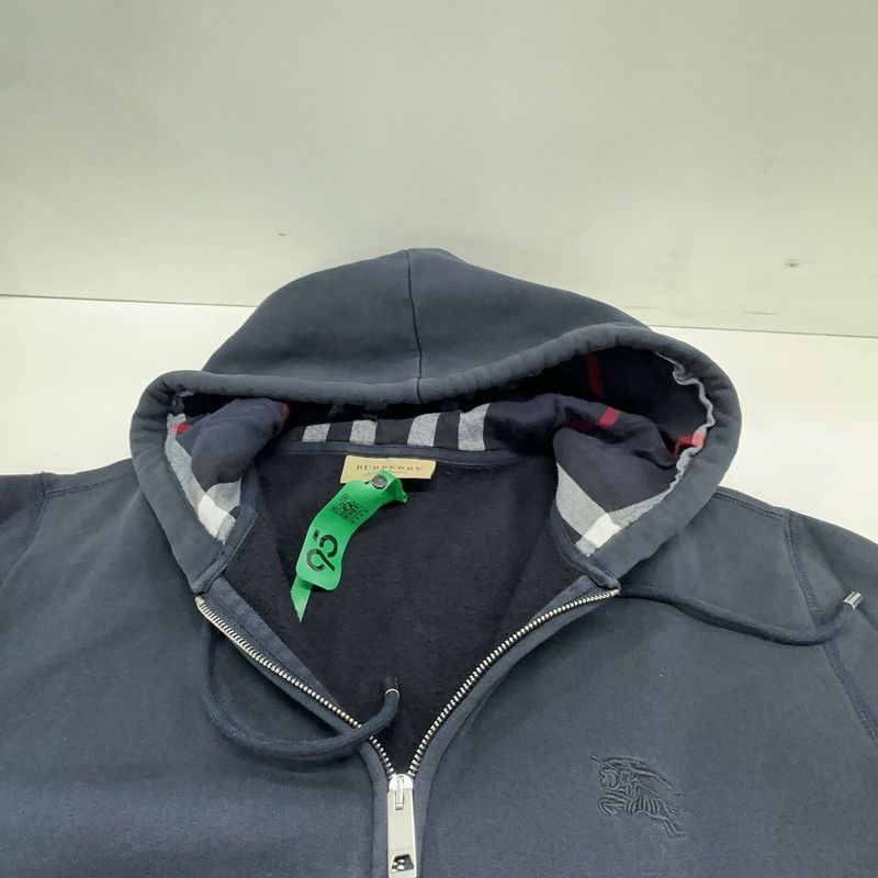 Burberry Burberry Casual Hooded Jacket Dark Blue 0079 Size US XL / EU 56 / 4 - 5 Thumbnail