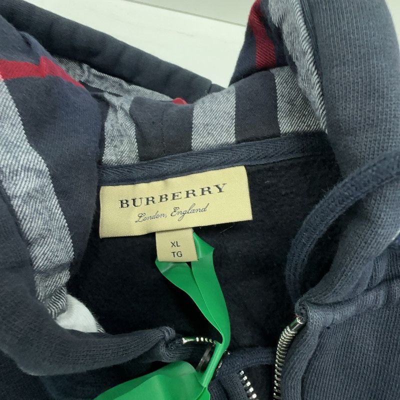 Burberry Burberry Casual Hooded Jacket Dark Blue 0079 Size US XL / EU 56 / 4 - 3 Thumbnail