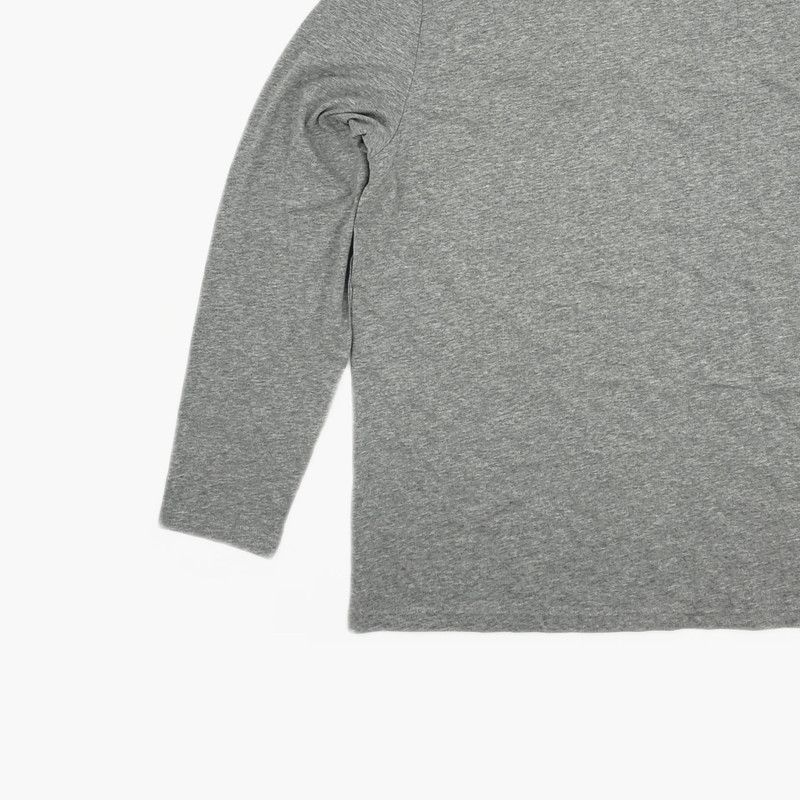 Burberry Burberry Gray Ribbed Long Sleeve T-Shirt 0079 Size US XL / EU 56 / 4 - 8 Thumbnail