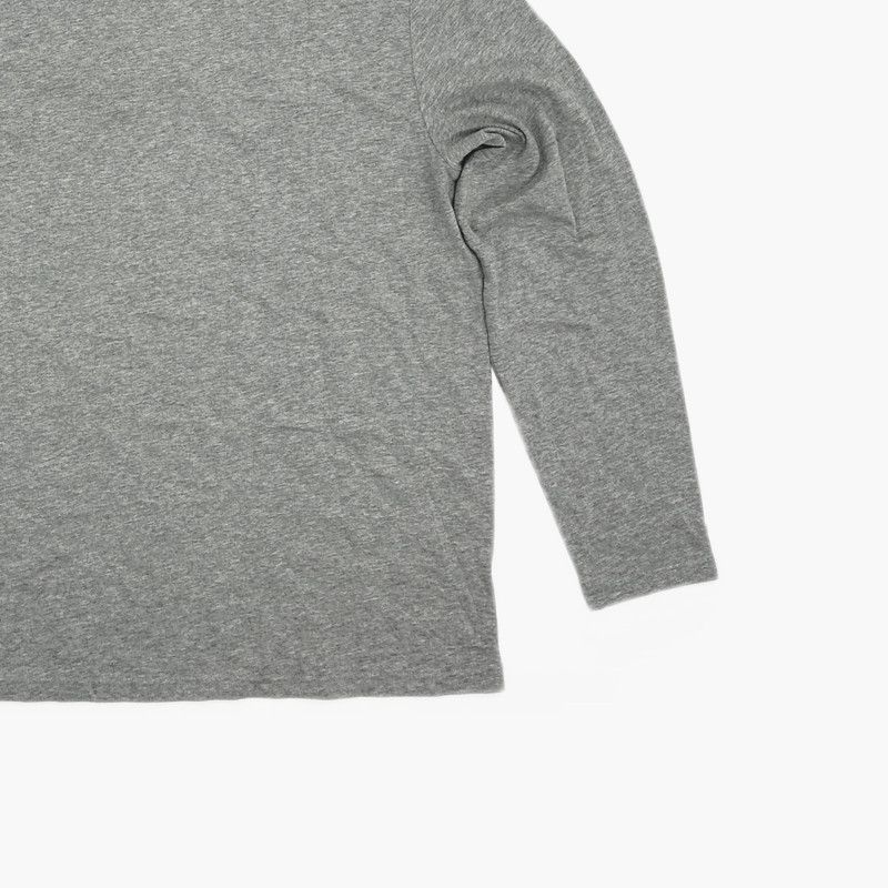 Burberry Burberry Gray Ribbed Long Sleeve T-Shirt 0079 Size US XL / EU 56 / 4 - 9 Thumbnail