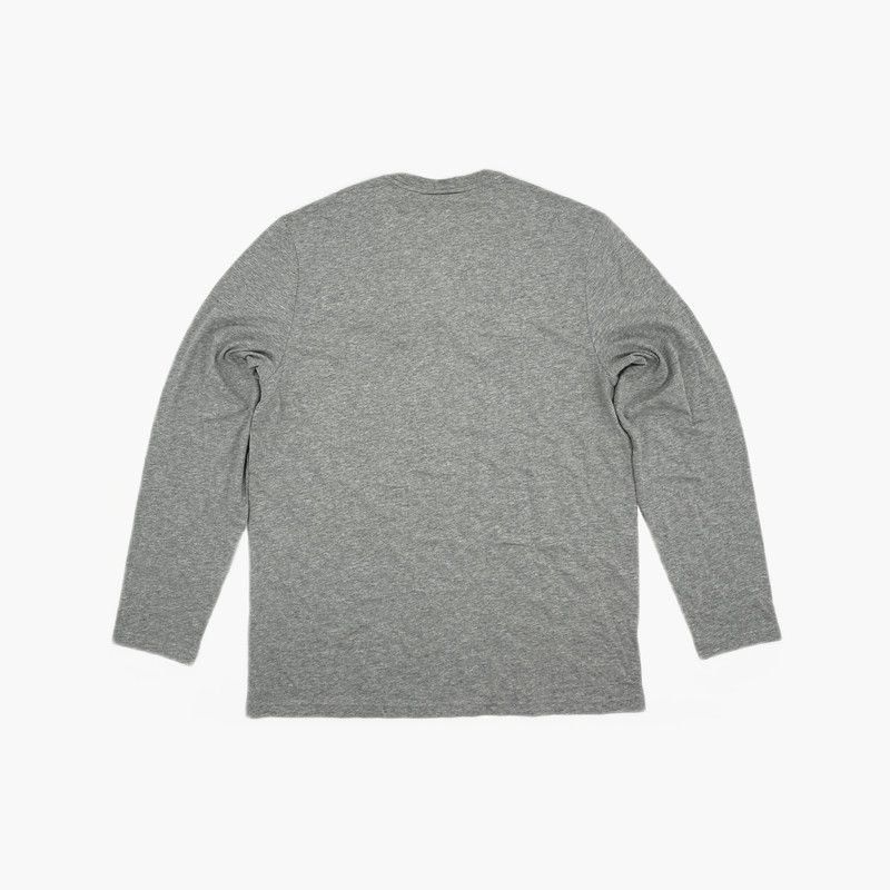 Burberry Burberry Gray Ribbed Long Sleeve T-Shirt 0079 Size US XL / EU 56 / 4 - 10 Thumbnail