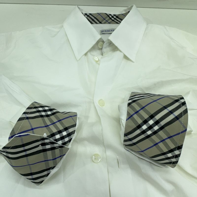 Burberry Burberry Slim Fit White Shirt for Men 0079 Size US L / EU 52-54 / 3 - 2 Thumbnail