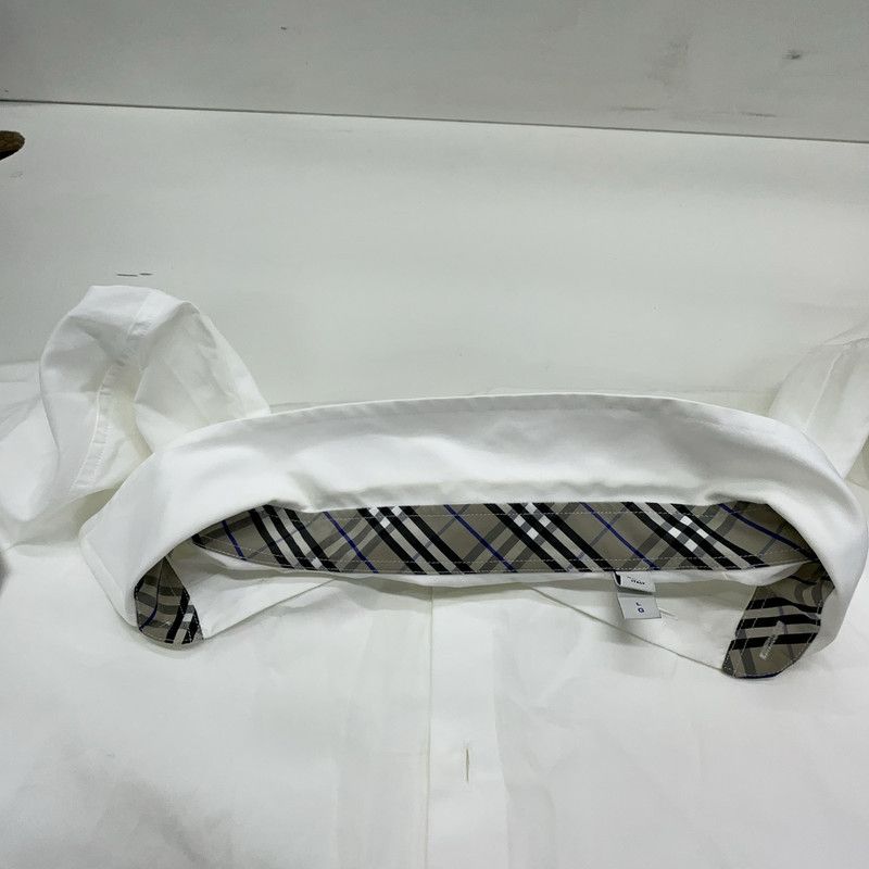 Burberry Burberry Slim Fit White Shirt for Men 0079 Size US L / EU 52-54 / 3 - 4 Thumbnail