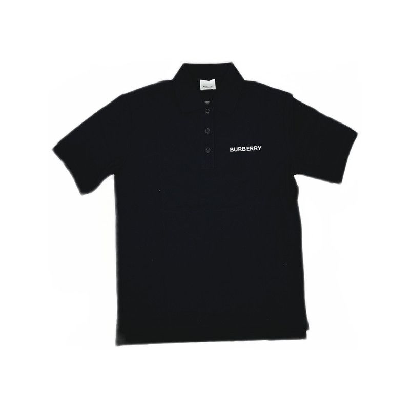 Burberry Burberry Black Short Sleeve Polo Shirt 0079 Size US XS / EU 42 / 0 - 2 Thumbnail