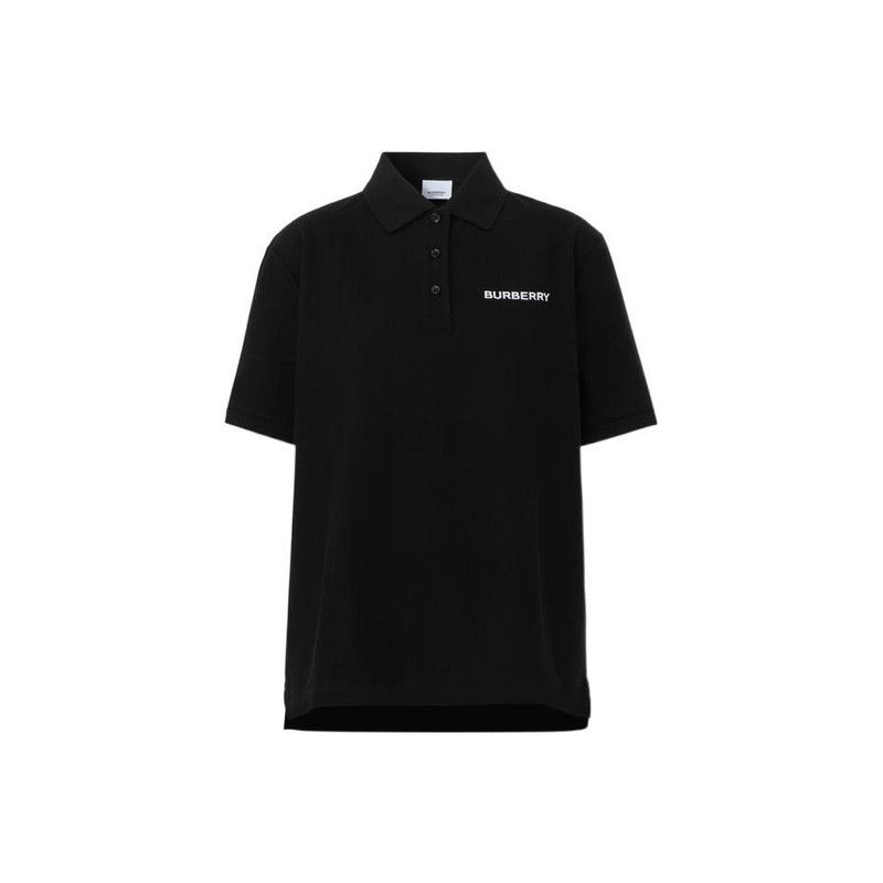 Burberry Burberry Black Short Sleeve Polo Shirt 0079 Size US XS / EU 42 / 0 - 3 Thumbnail