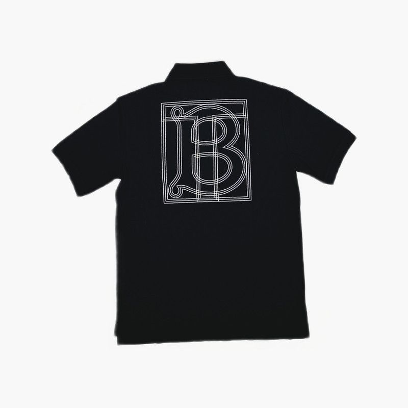 Burberry Burberry Black Short Sleeve Polo Shirt 0079 Size US XS / EU 42 / 0 - 5 Thumbnail