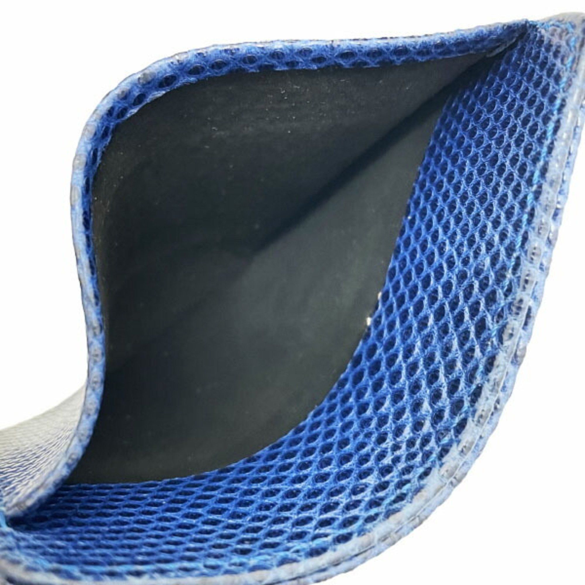 Loewe LOEWE Card Case Anagram Holder Leather Navy Blue Business IC ID Pass KK-15225 Size ONE SIZE - 6 Thumbnail