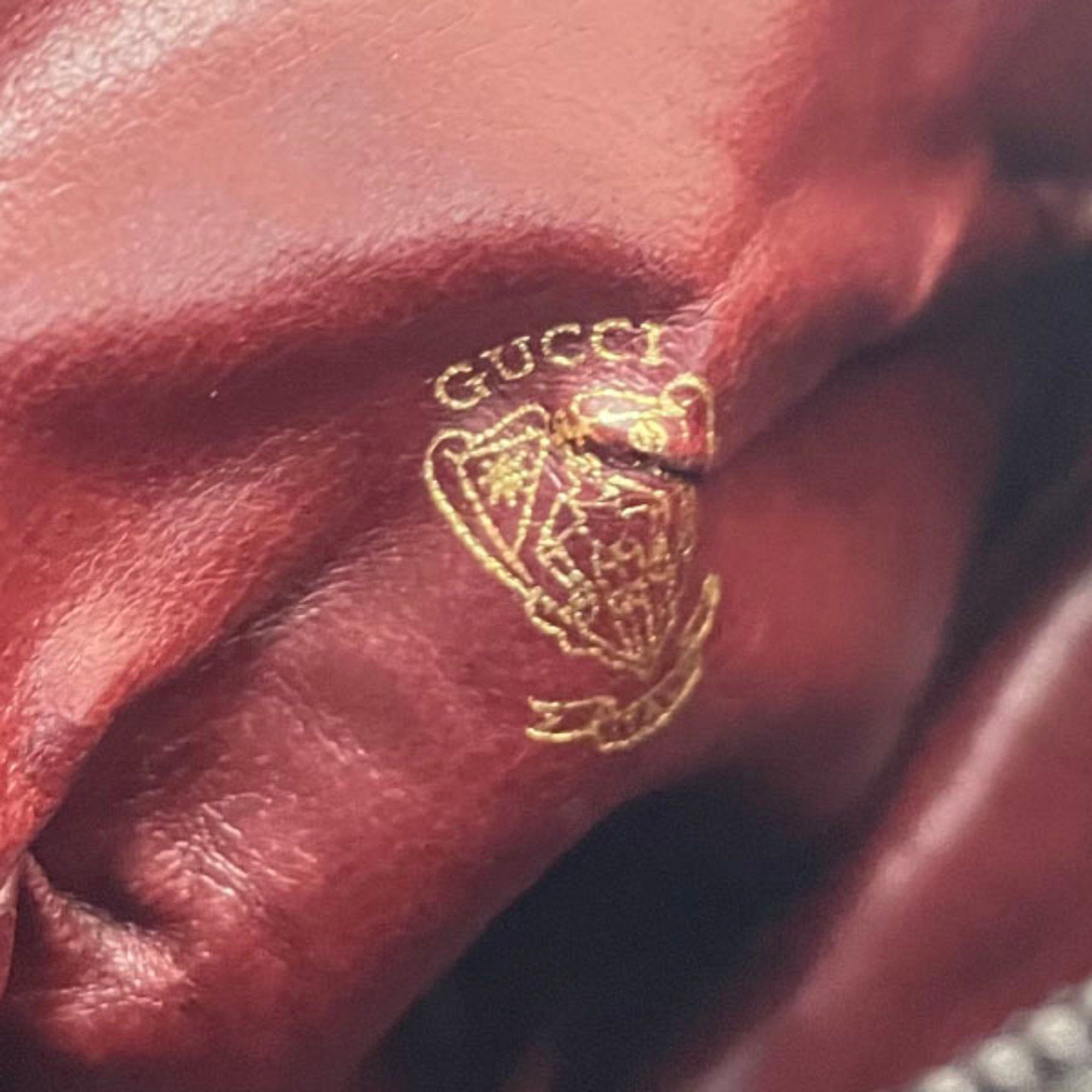 Gucci Gucci Pouch Old Multi Leather Black 039 416 GUCCI Interlocking G GG Gathered Pleated NN-15395 Size ONE SIZE - 8 Thumbnail