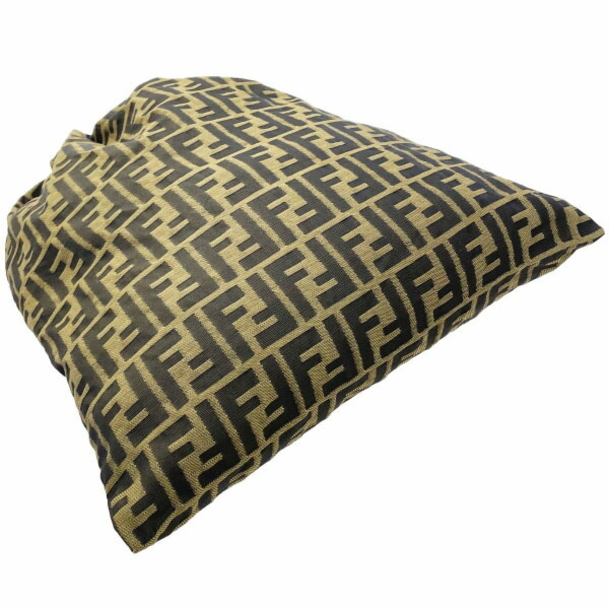 Fendi Fendi Pouch Zucca Nylon Canvas Khaki Black FENDI FF Bag Multi NN-14799 Size ONE SIZE - 3 Thumbnail