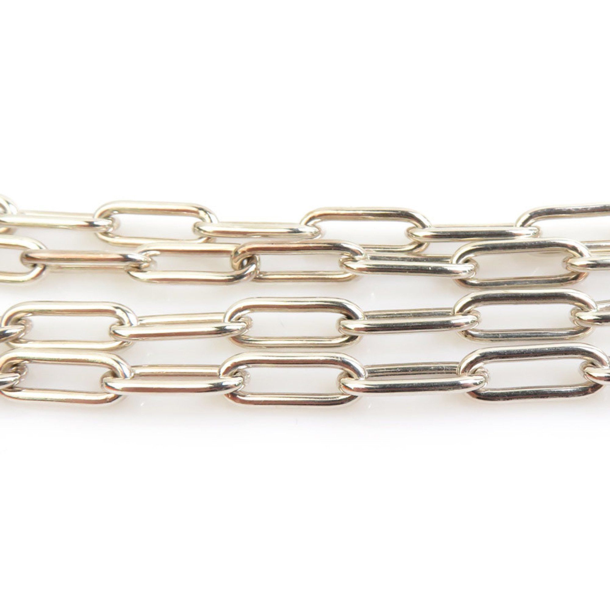 Hermes Hermes Necklace Chaine d'Ancrehem Silver 925 Men's Women's 90140a Size ONE SIZE - 3 Thumbnail