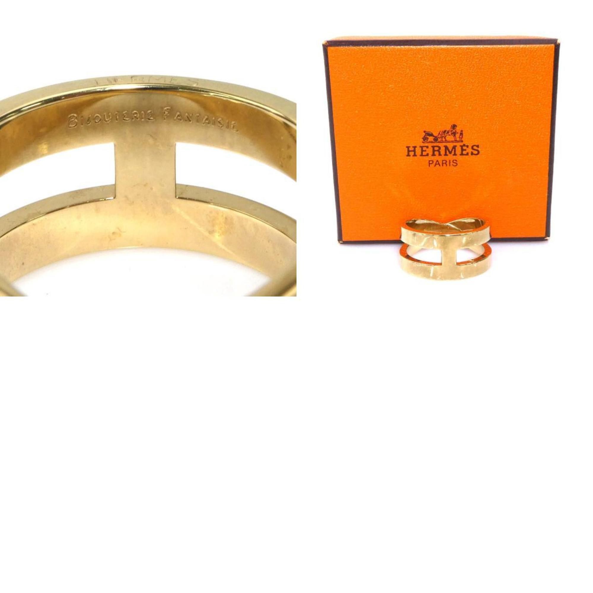 Hermes Hermes scarf ring metal gold ladies e60505a Size ONE SIZE - 5 Thumbnail