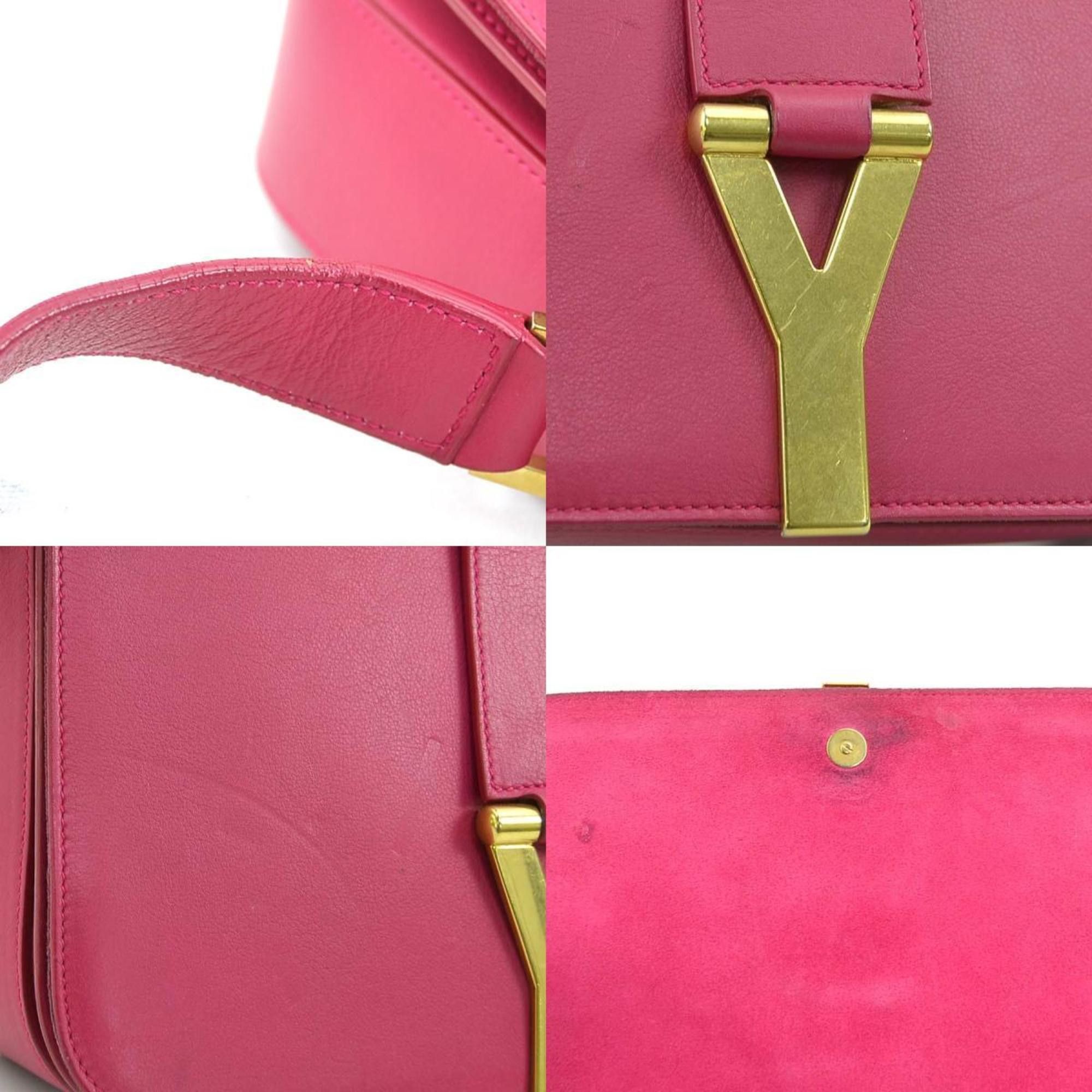 Saint Laurent Paris Saint Laurent shoulder bag, leather, pink, women's, 311214 56174a Size ONE SIZE - 4 Thumbnail