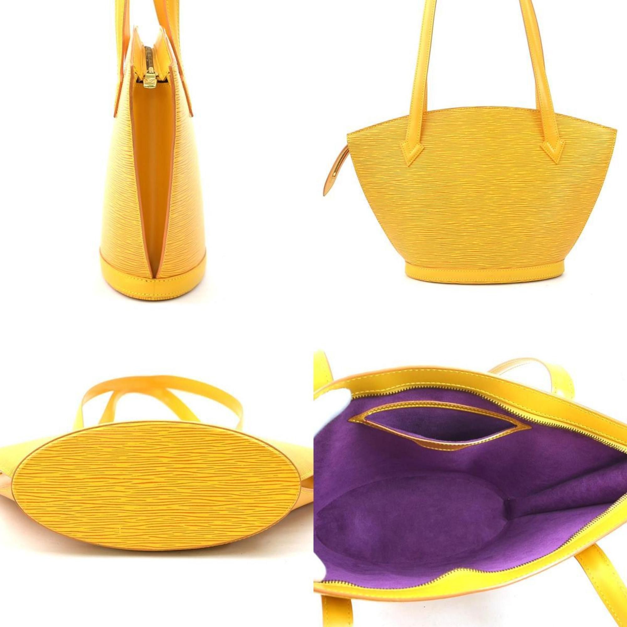 Louis Vuitton Louis Vuitton Epi Saint Jacques Shoulder Bag Long Leather Tassili Yellow Women's M52339 h31214a Size ONE SIZE - 2 Thumbnail